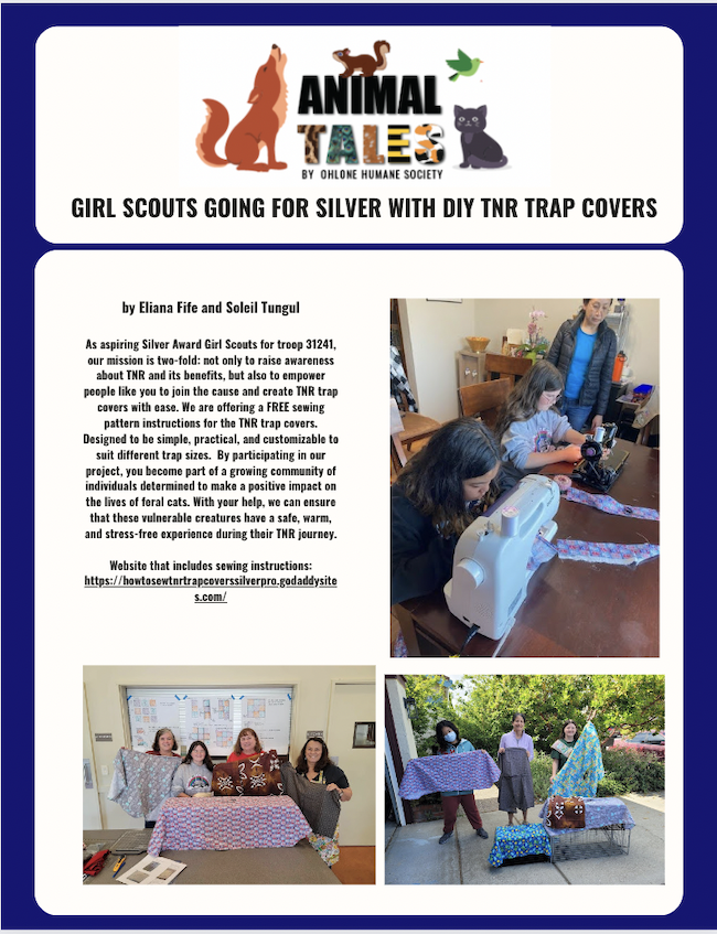 Animal Tales Girl Scouts Trap Covers