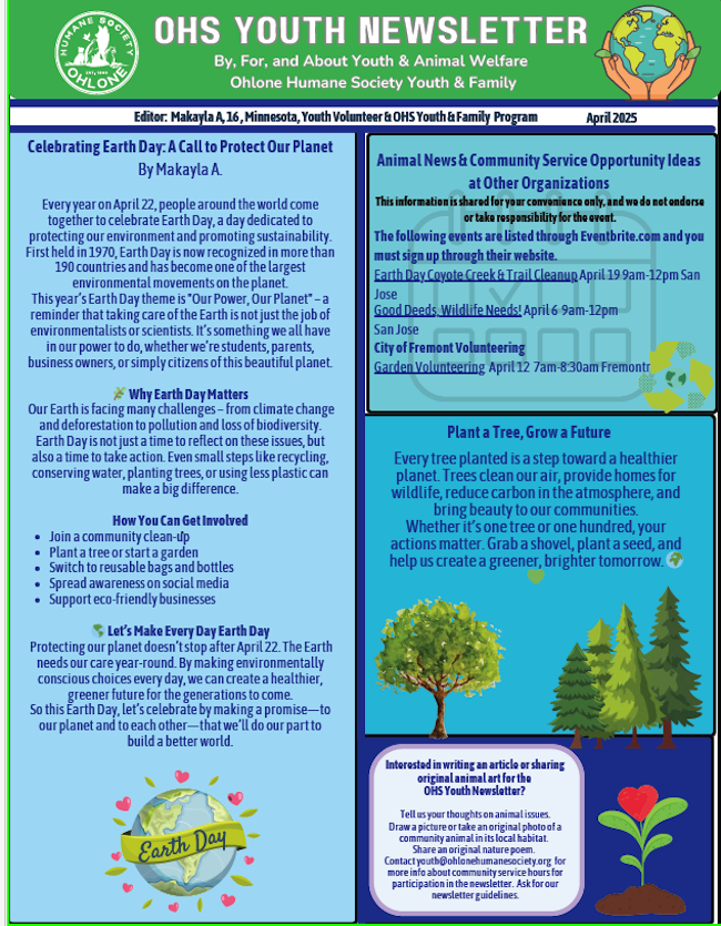 Youth newsletter April 2025